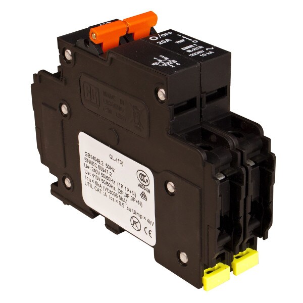 MidNite Solar DIN mount 15A 2-Pole 120/240VAC breaker